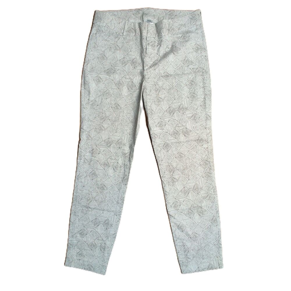 Old Navy Pixie Ankle Pants Women's Size 8 Regular Printed Pixie Stretch
